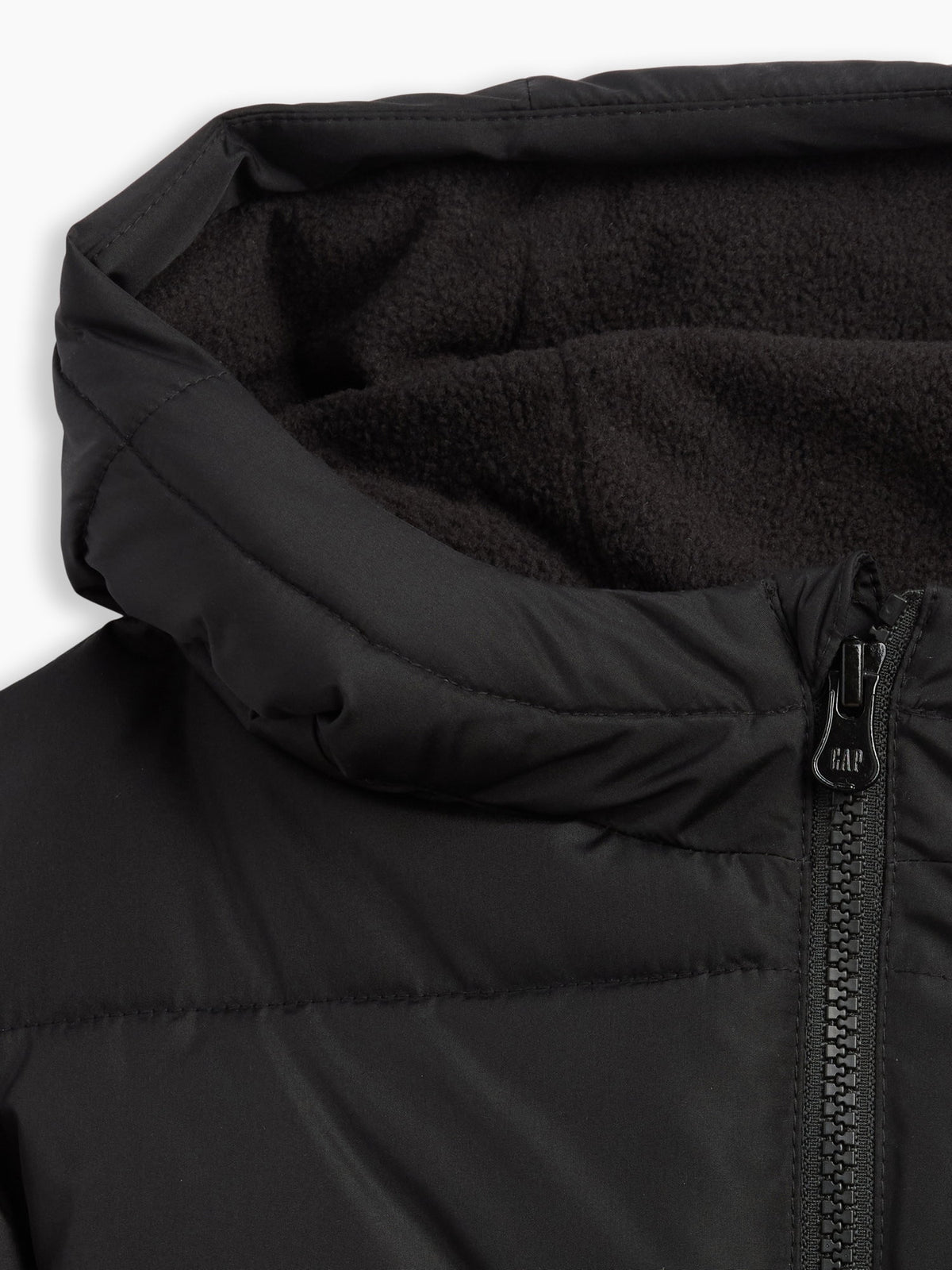 Siyah Puffer Şişme Mont