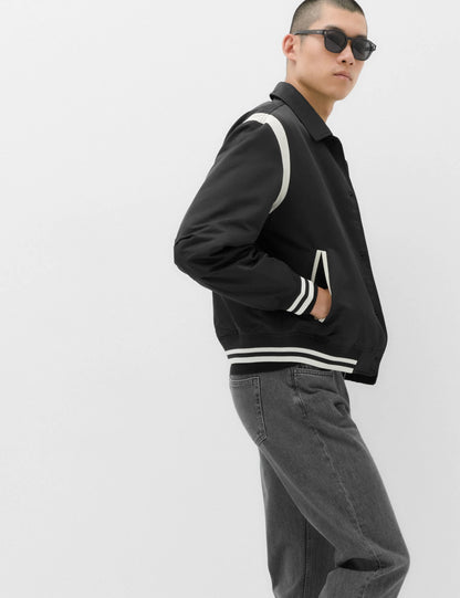 Saten Dolgulu Bomber Ceket