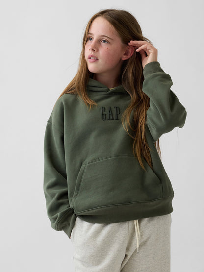 Yeşil Vintagesoft Relaxed Logo Sweatshirt