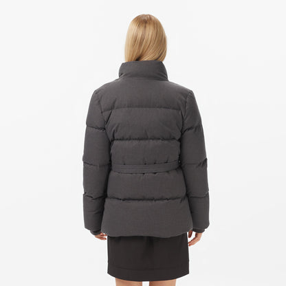 Lacoste Kadın Dik Yaka Koyu Gri Mont