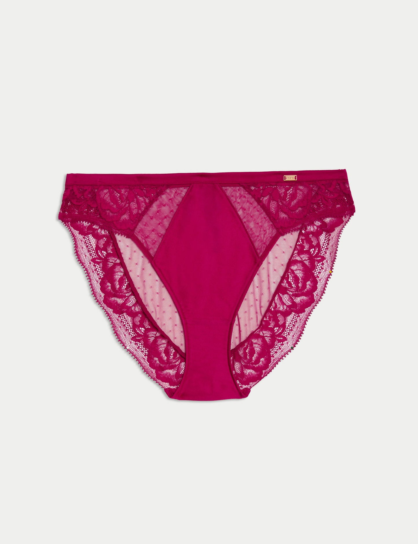 Dantel Detaylı Ipek High Leg Külot