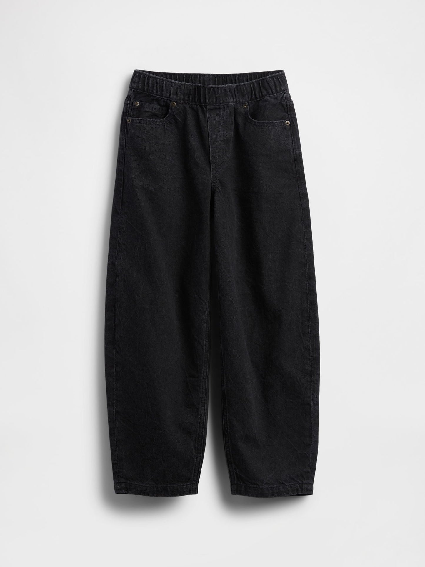 Siyah Baggy Jean Pantolon