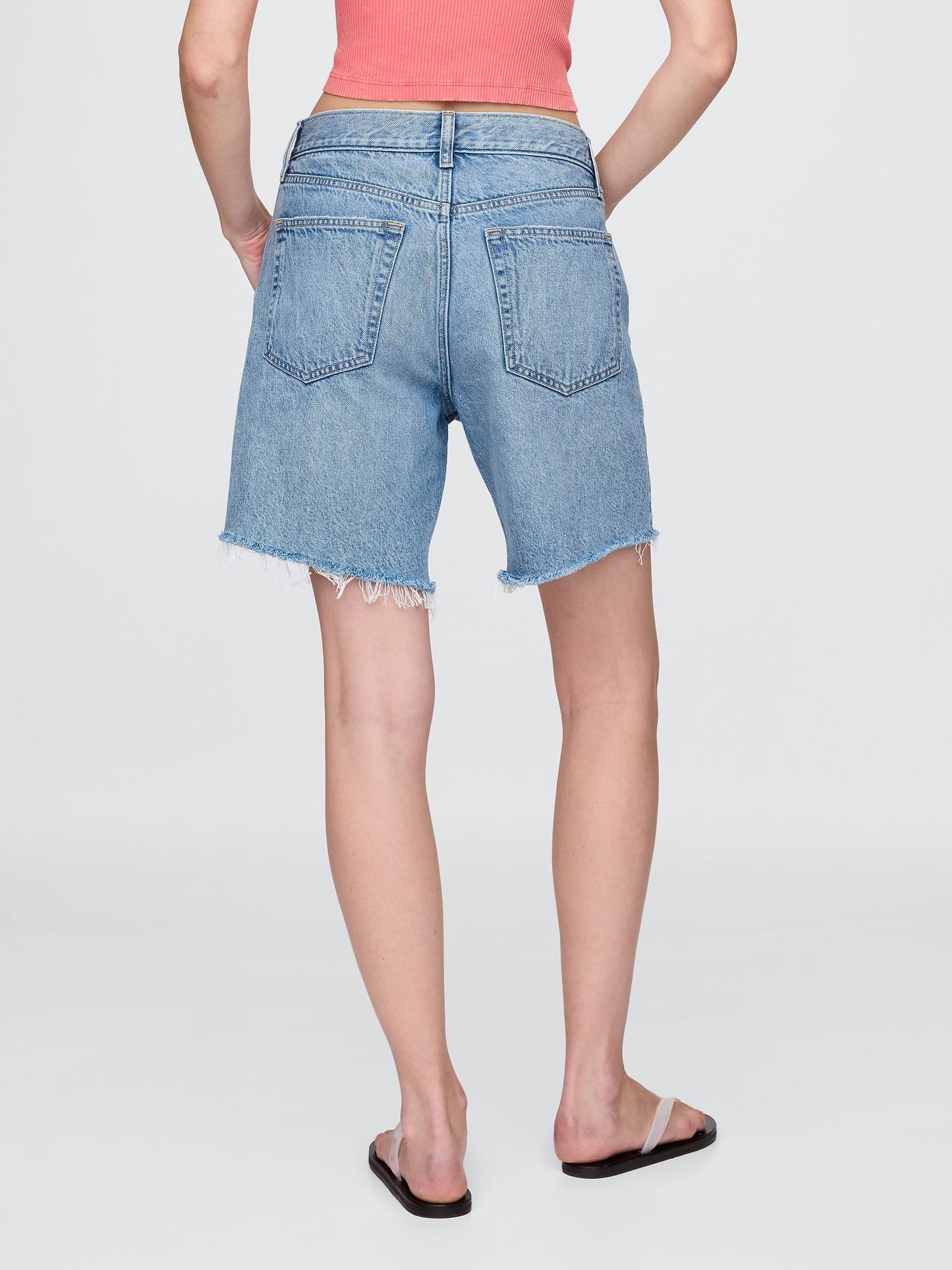 Mavi 8 Mid Rise '90s Loose Denim Bermuda Şort
