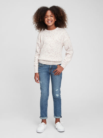 Mavi Distressed Girlfriend Washwell™ Jean Pantolon