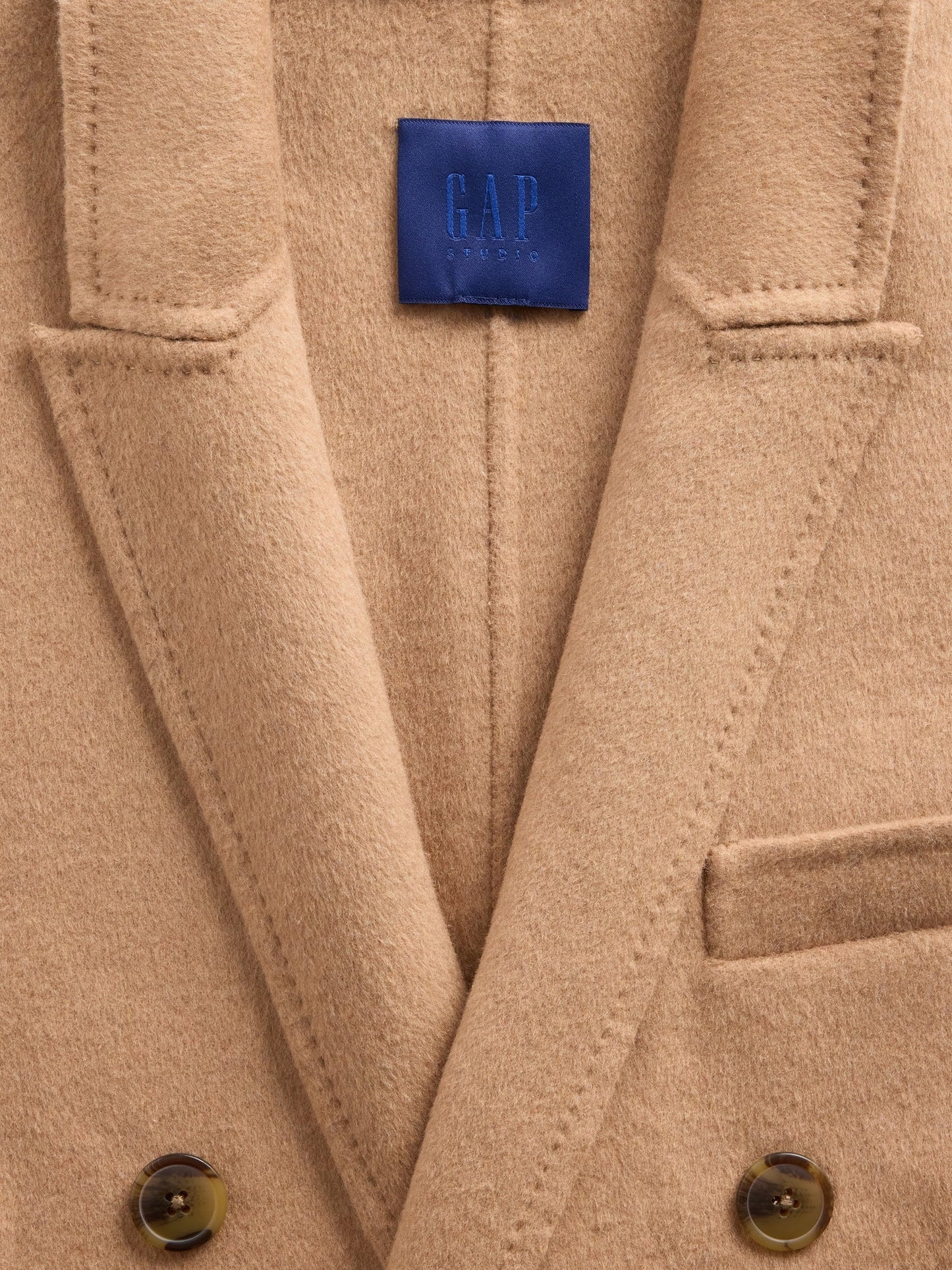 Açık Kahverengi Gapstudio Wool-blend Double-breasted Palto
