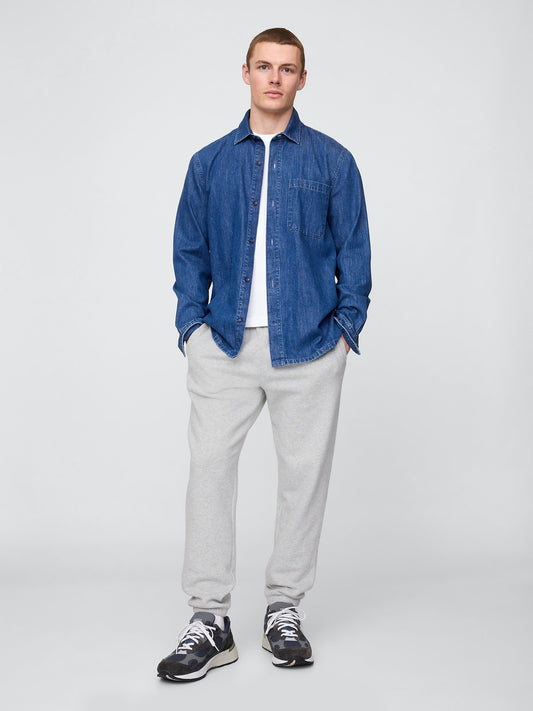 Gri Vintagesoft Fleece Jogger Eşofman Altı
