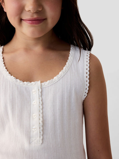 Kırık Beyaz Gap × Dôen Pointelle Atlet