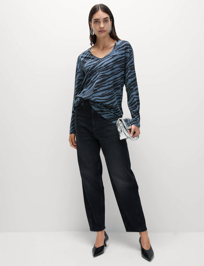 Modal V-yaka Relaxed Fit Bluz