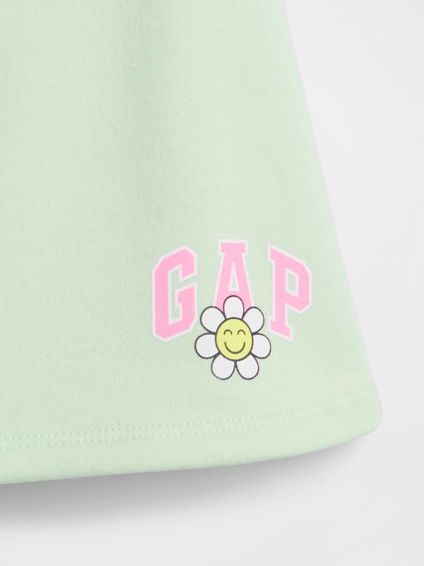 Açık Yeşil Pull-on Logo Şort Etek