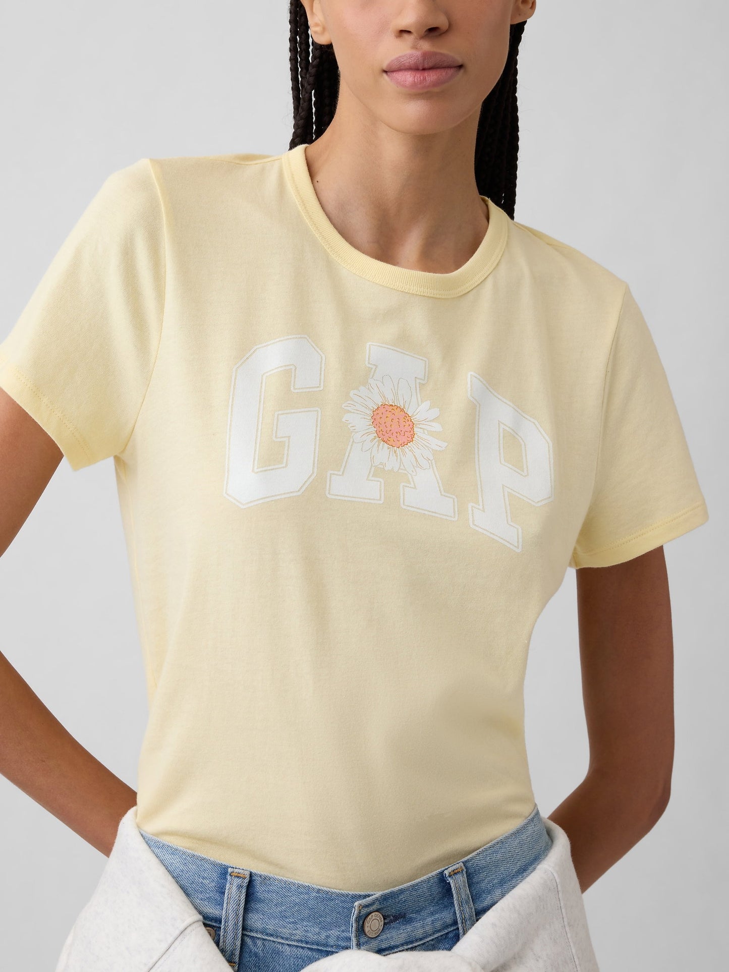 Sarı Favorite Grafik Baskılı T-shirt