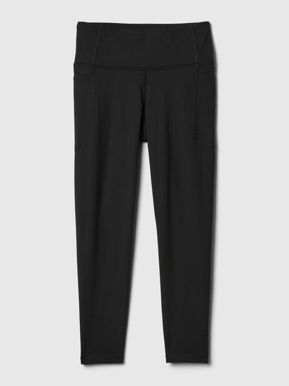Siyah Gapfit High Rise Geri Dönüştürülmüş Legging Tayt