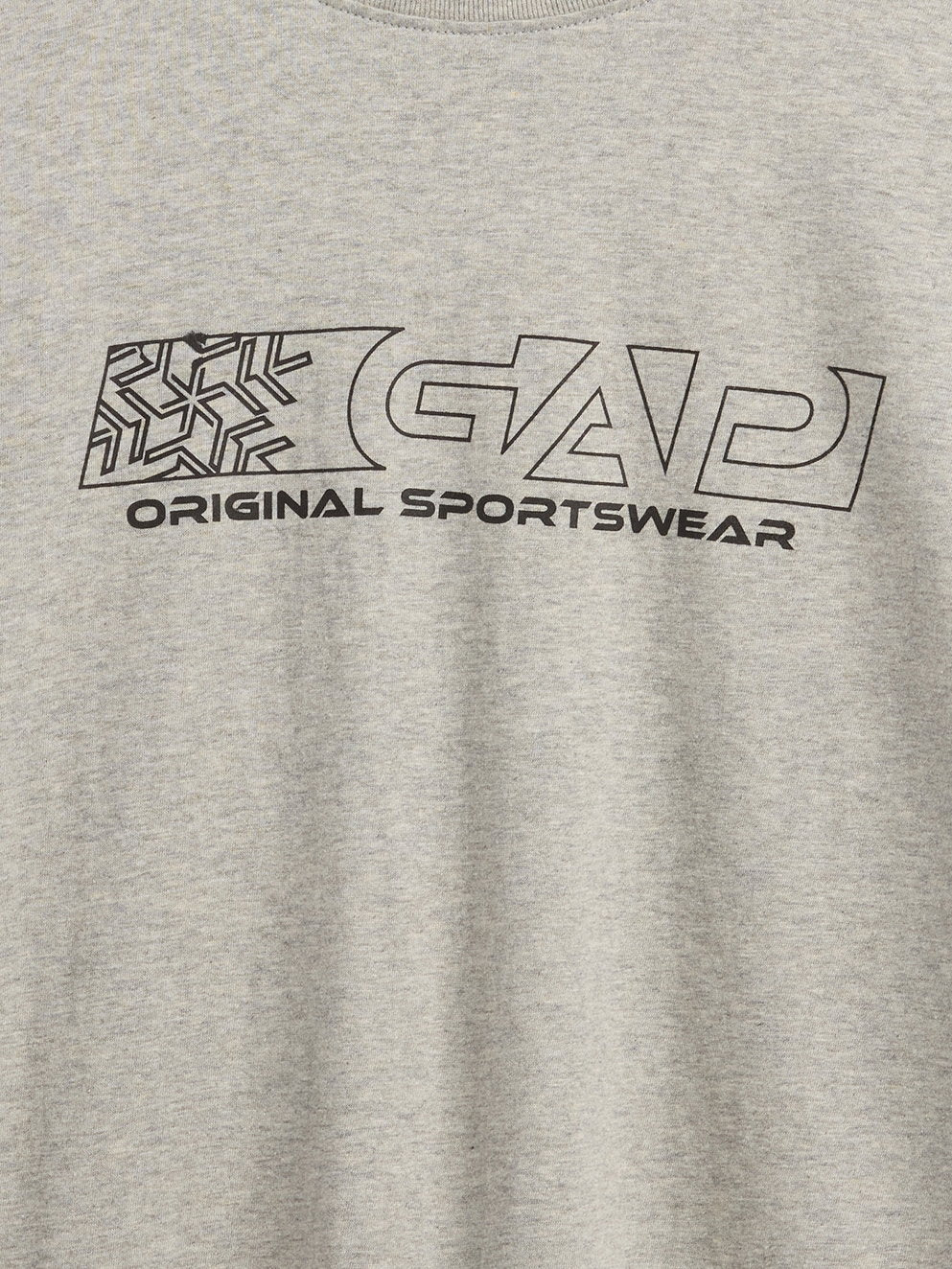 Gri 2-in-1 Grafik Logo T-shirt