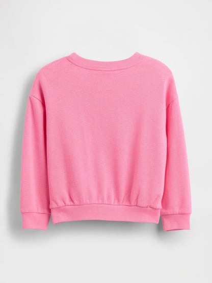 Pembe Gap Logo Kapüşonlu Sweatshirt