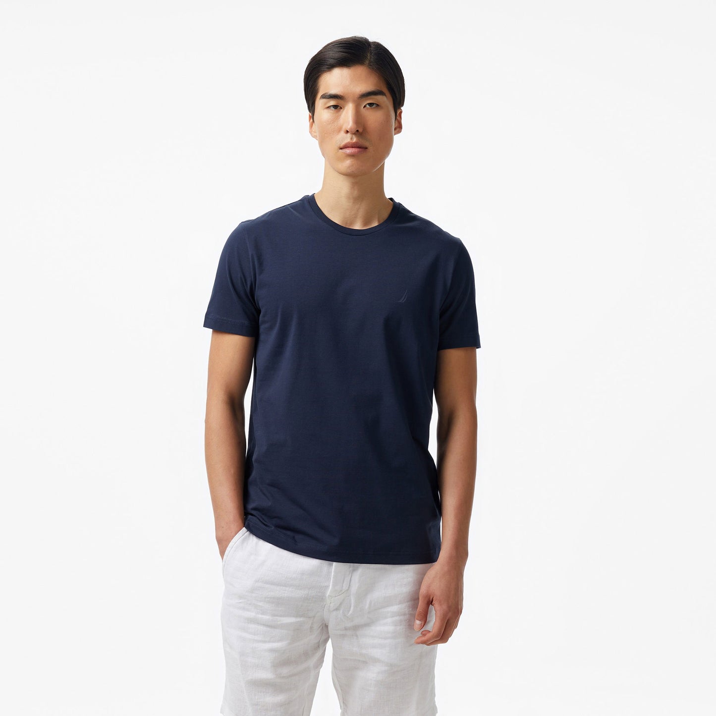 Nautica Erkek Lacivert Regular Fit T-shirt