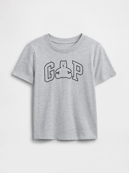Açık Gri Logo T-shirt