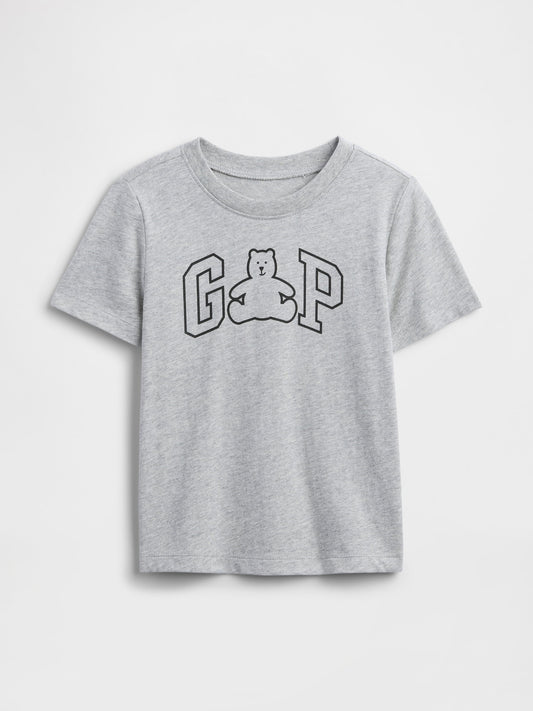 Açık Gri Logo T-shirt