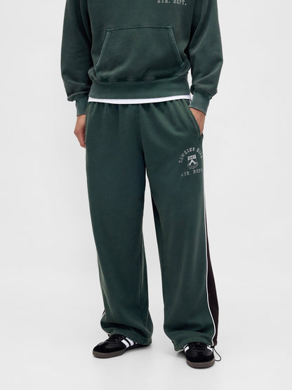 Koyu Yeşil Stranger Things Yetişkin Heavyweight Baggy Pantolon