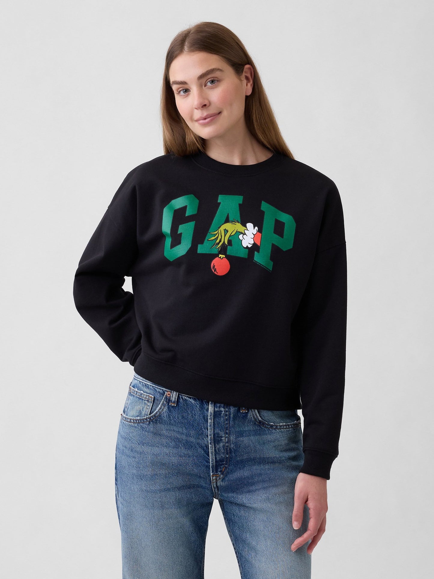 Siyah Dr Seuss™ Oversized Gap Logo Sweatshirt