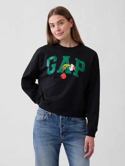 Siyah Dr Seuss™ Oversized Gap Logo Sweatshirt