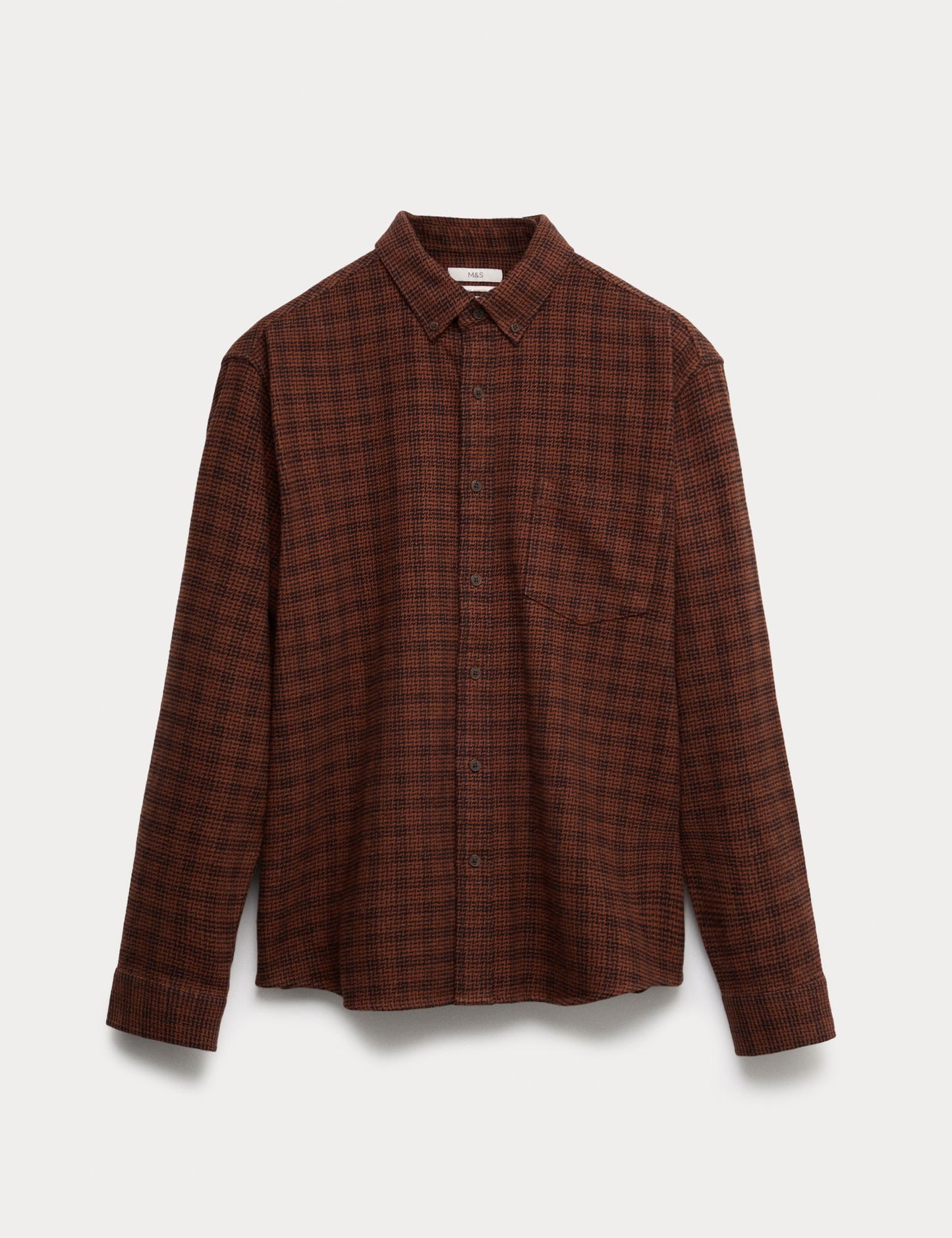 Pure Cotton Kareli Flanel Gömlek