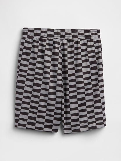 Gri %100 Recycled Pull-on Mesh Şort