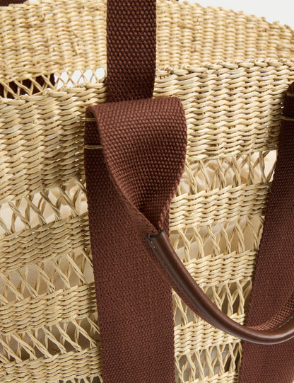 Straw Large Tote