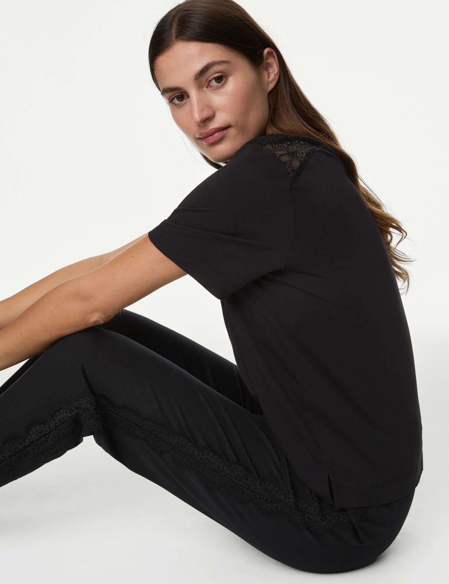 Body Soft:trade_mark: Dantel Detaylı Jogger Pijama Altı