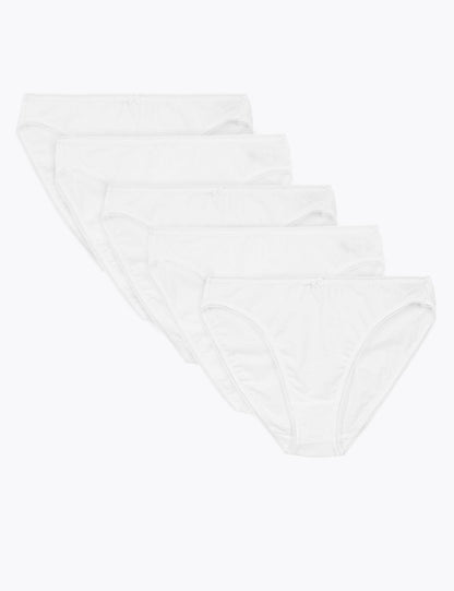 5'li Cotton Lycra:registered: High Leg Külot Seti