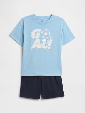 Açık Mavi %100 Recycled Spor Pijama Takımı