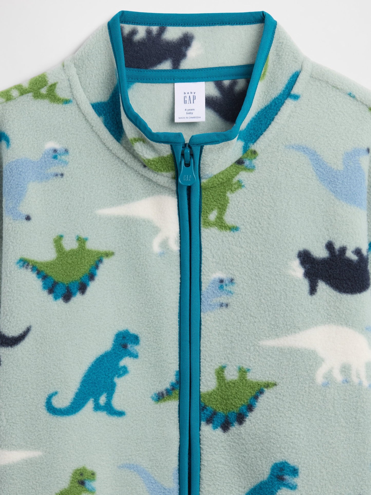 Yeşil Gap Fermuarlı Fleece Sweatshirt