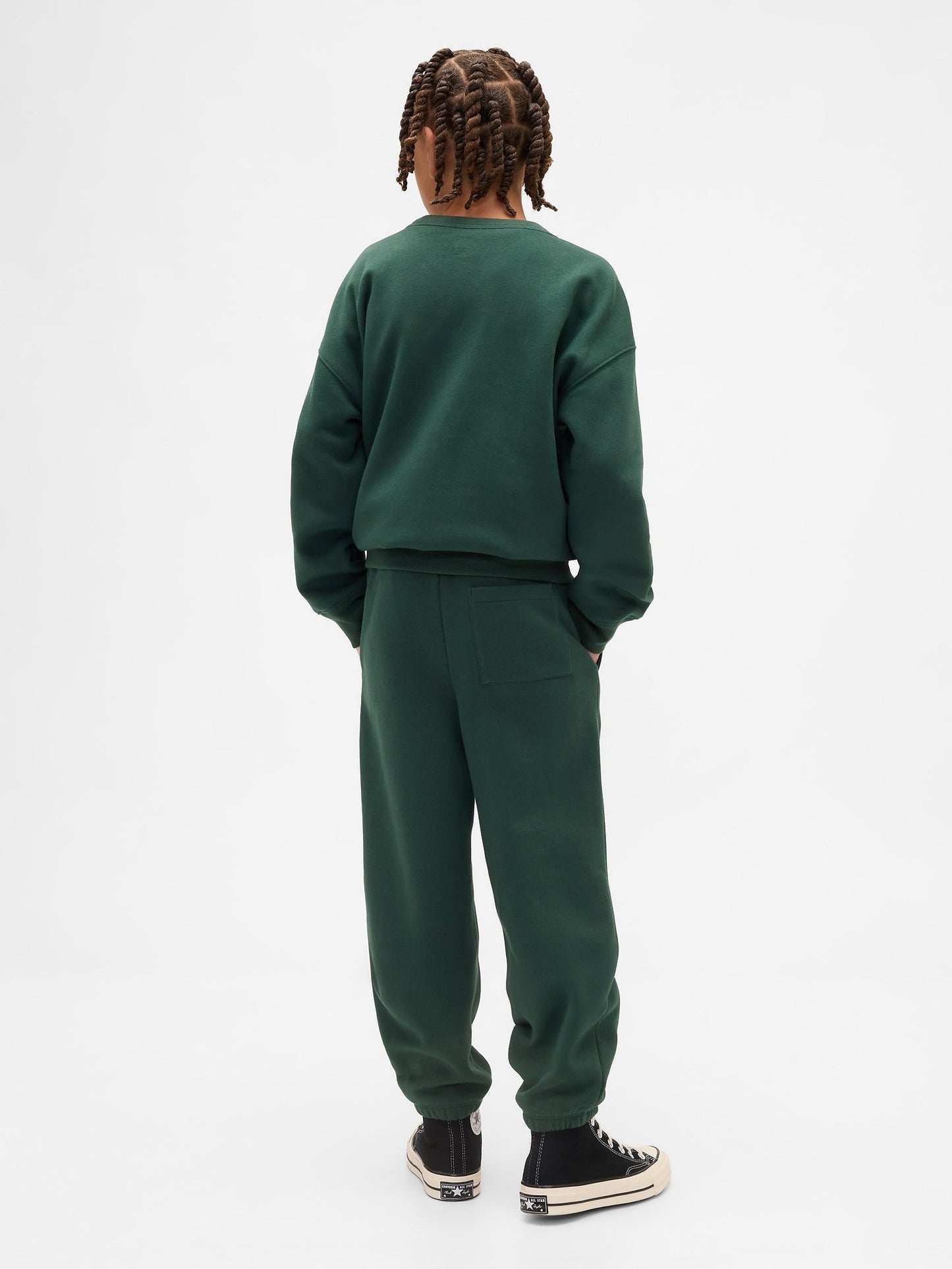 Koyu Yeşil Vintagesoft Relaxed Logo Jogger Eşofman Altı