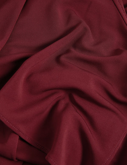 Jaeger Regular Fit V Yaka Midi Elbise