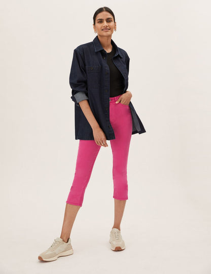 Skinny Fit Crop Jean Pantolon