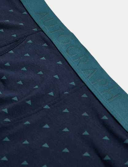 5'li Geometrik Desenli Boxer Seti