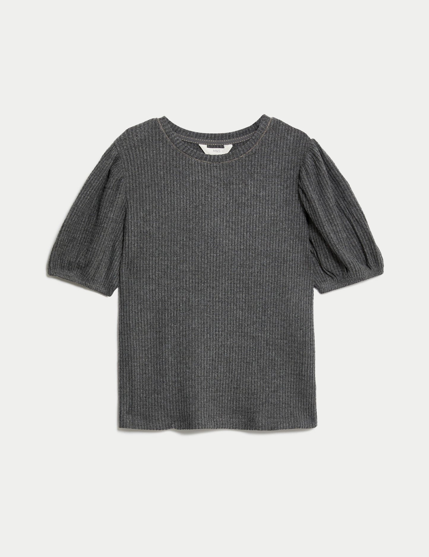 Regular Fit Waffle Pijama Üstü