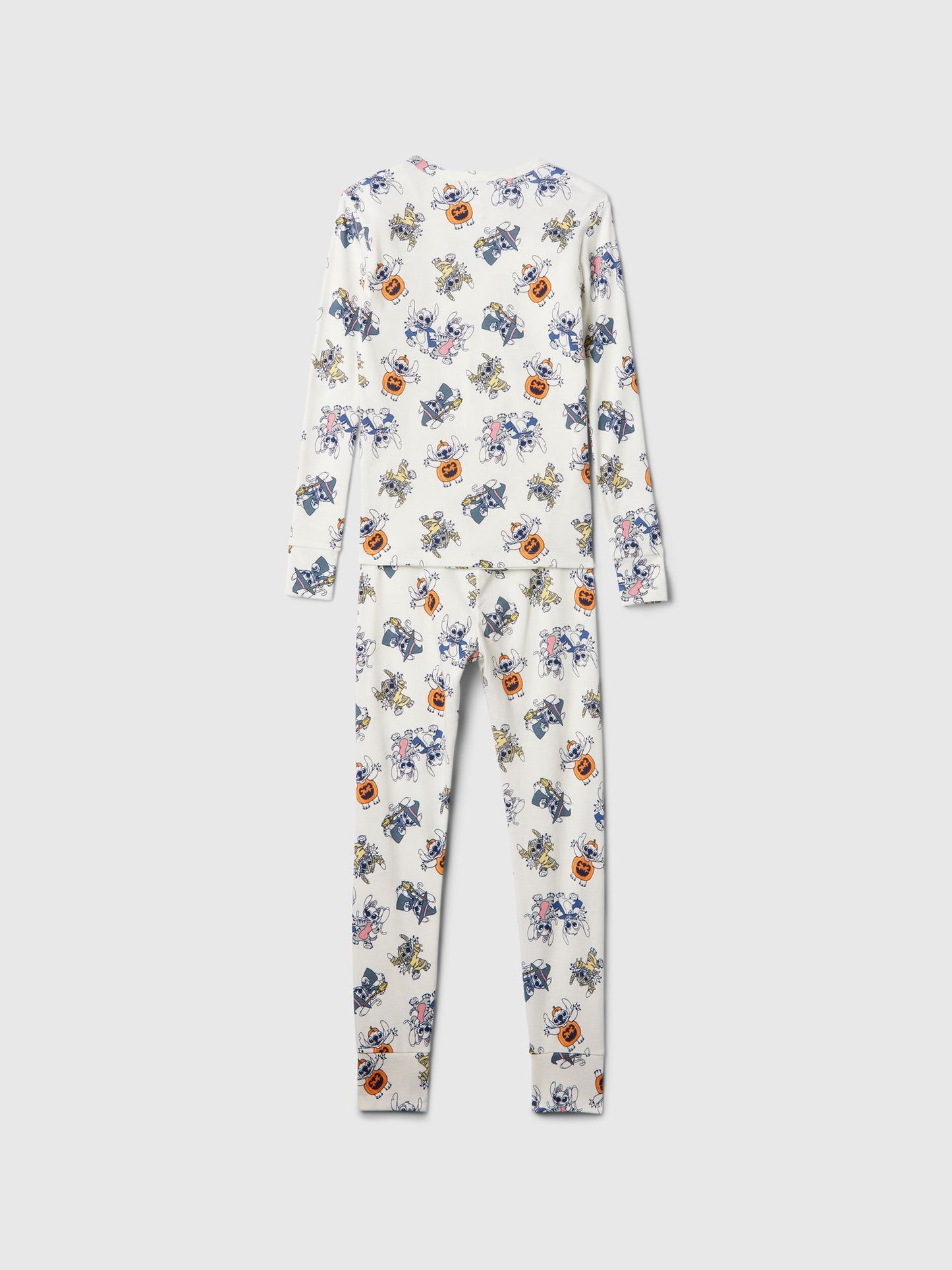 Çok Renkli Organik Pamuk Disney Halloween Desenli Pijama Takımı