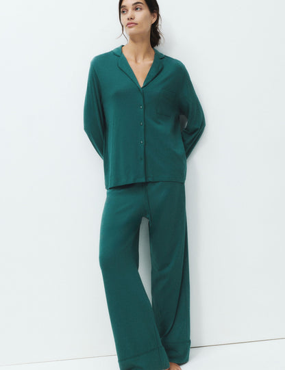 Pamuk Modal Karışımlı Pijama Takımı