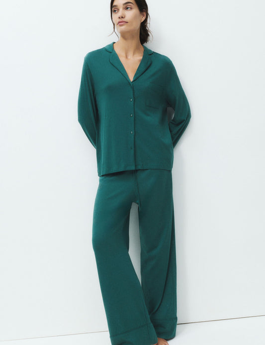 Pamuk Modal Karışımlı Pijama Takımı