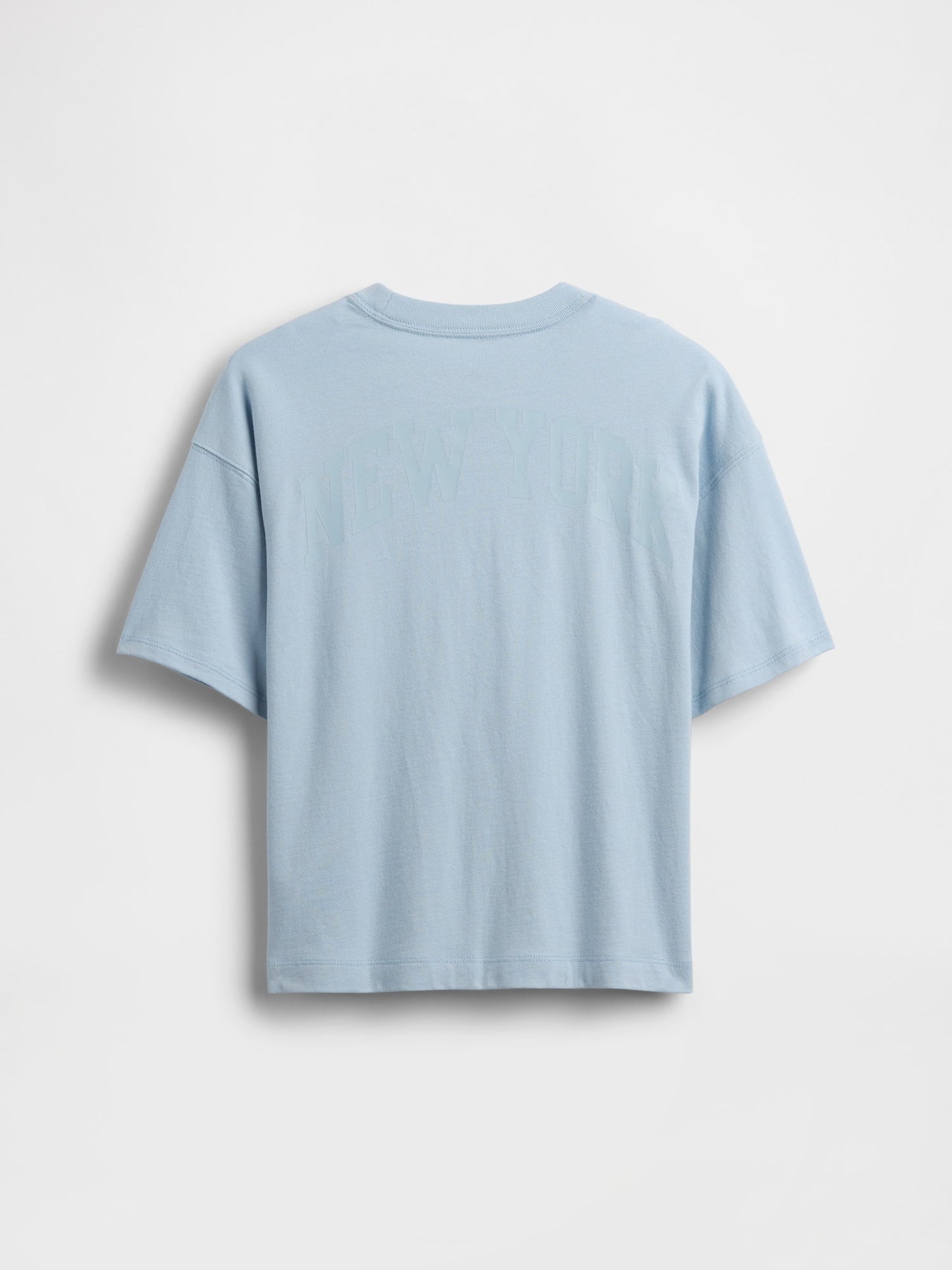 Açık Mavi Oversized Gap 1969 Logo T-shirt