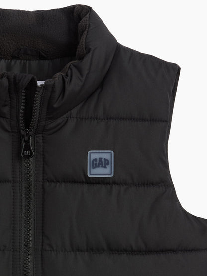 Siyah Puffer Şişme Yelek