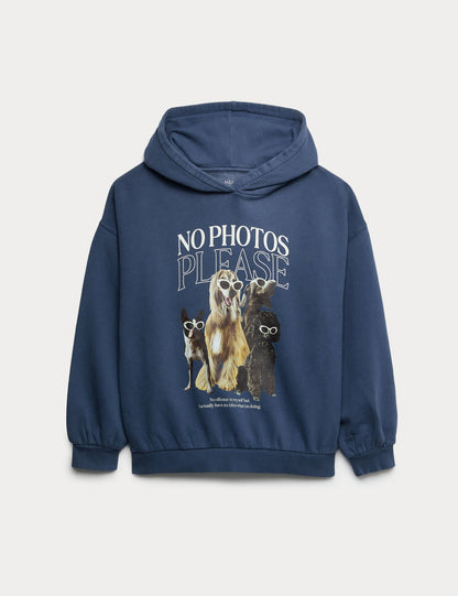 Desenli Çocuk Hoodie