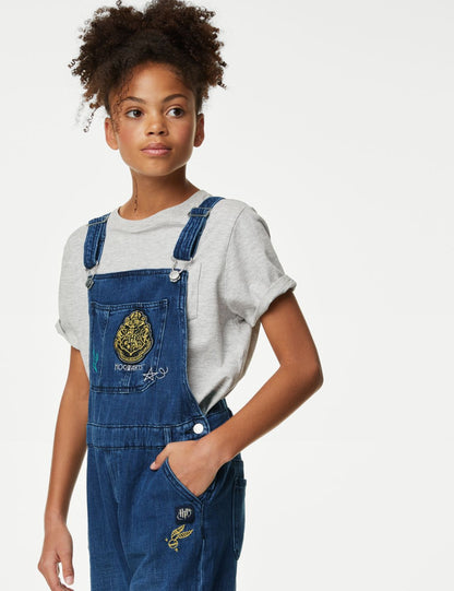 Harry Potter™ Temalı Denim Tulum (6-16 Yaş)