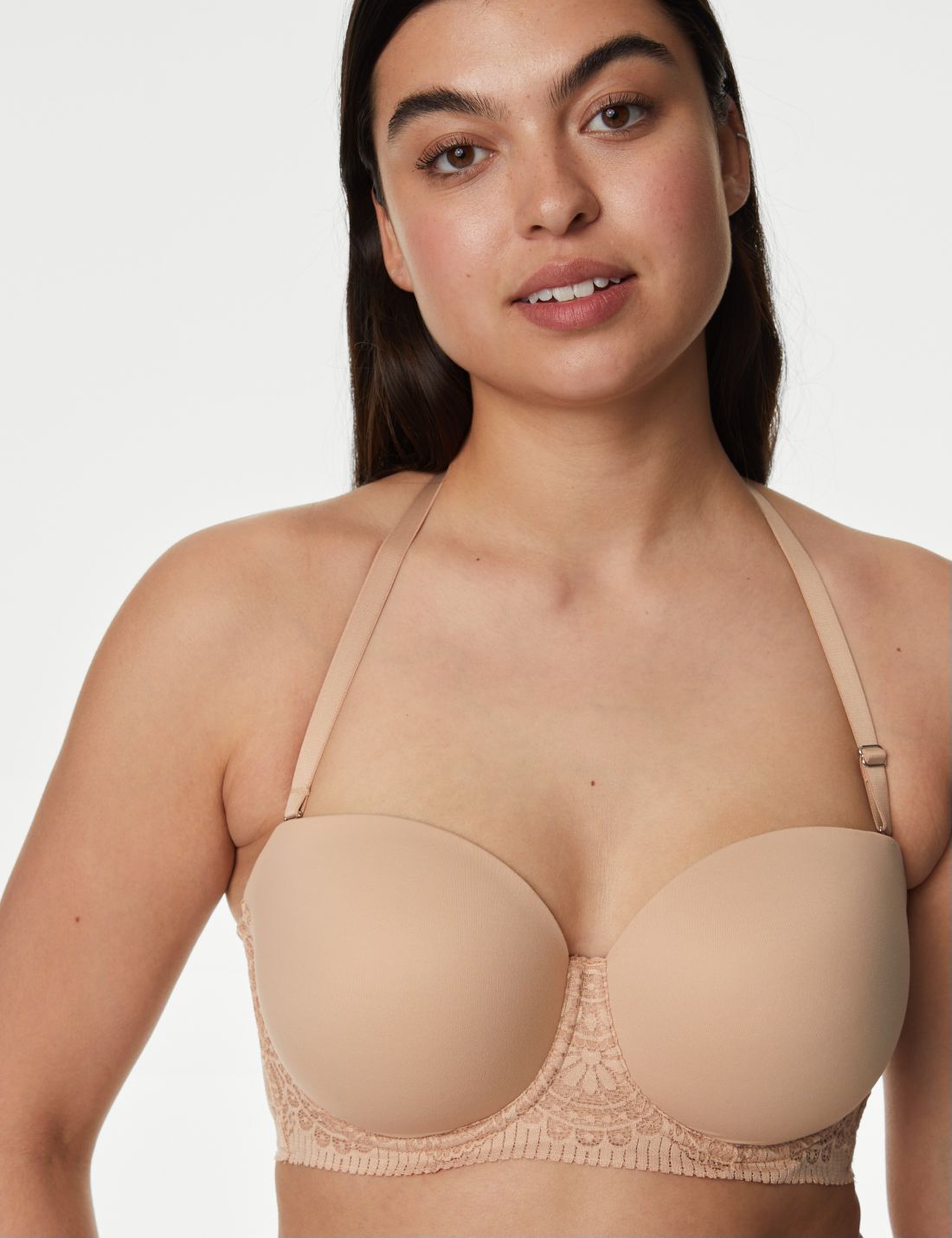 Body Soft:trade_mark: Dantel Detaylı Straplez Sütyen