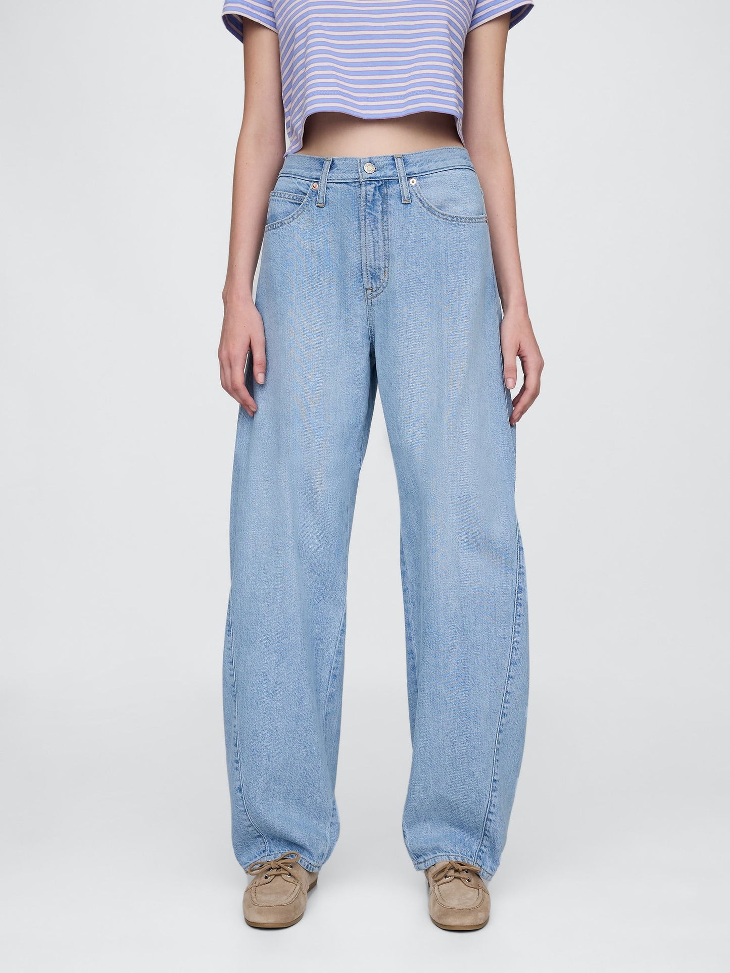Mavi Ultrasoft High Rise Barrel Jean Pantolon