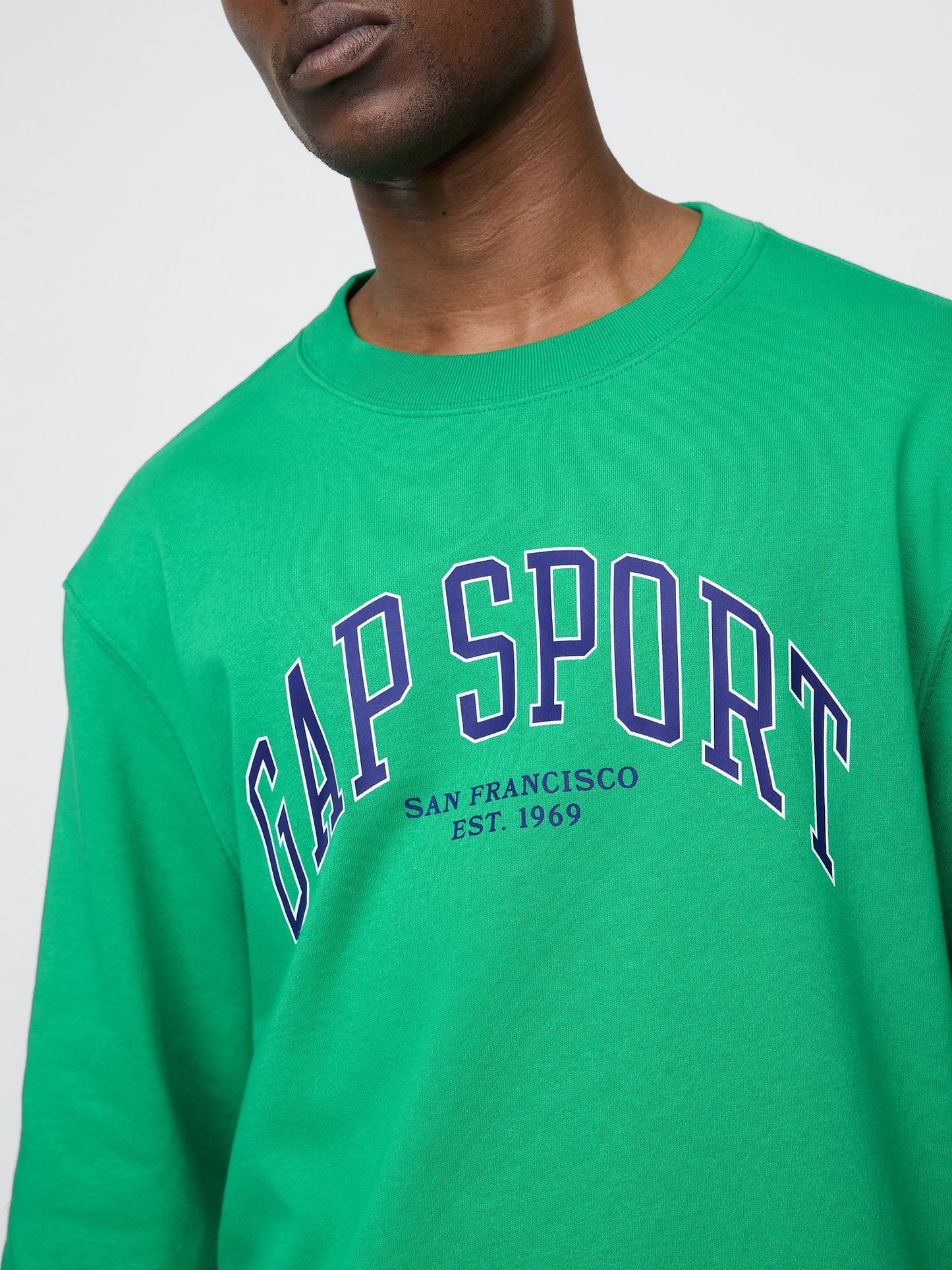 Yeşil Oversized Gap Grafik Terry T-shirt