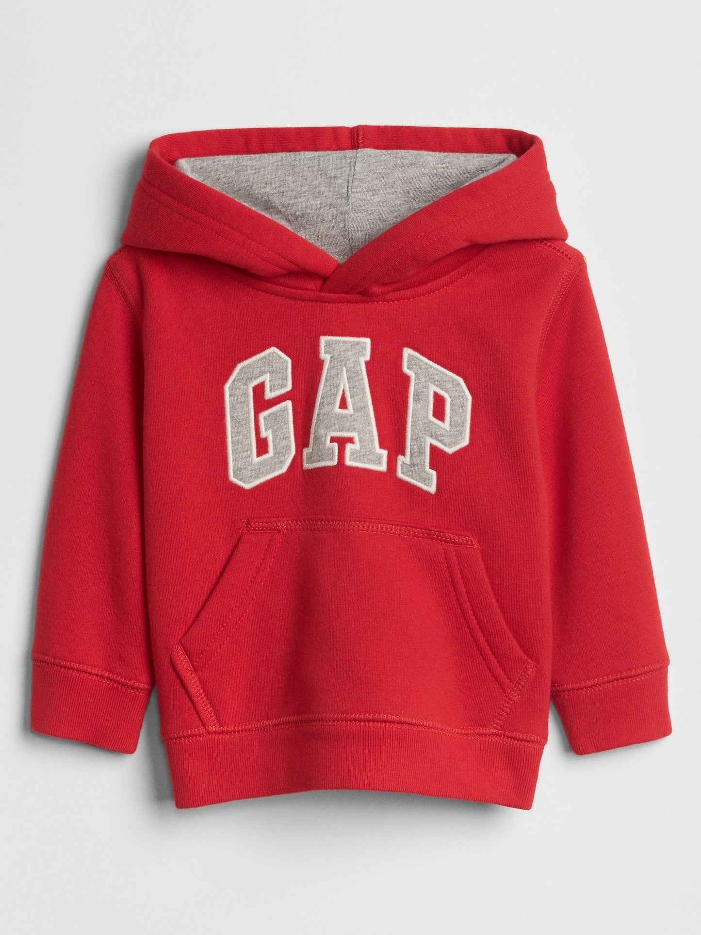 Kırmızı Gap Logo Fransız Havlu Kumaş Sweatshirt
