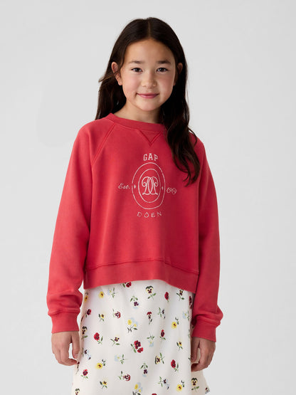 Kırmızı Gap × Dôen Logo Fleece Sweatshirt