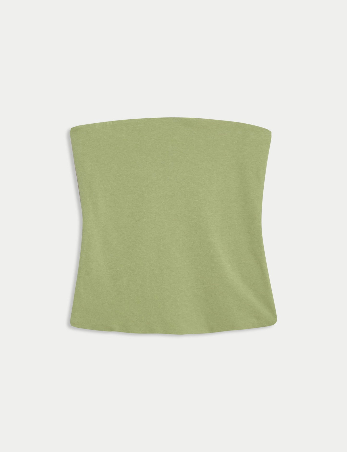 Pamuk Karışımlı Bandeau Üst