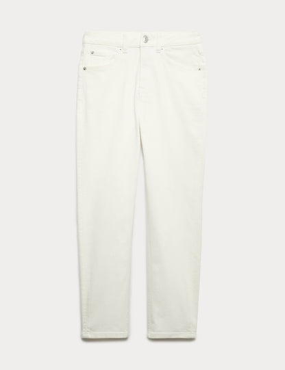 Pamuklu Cropped Pantolon
