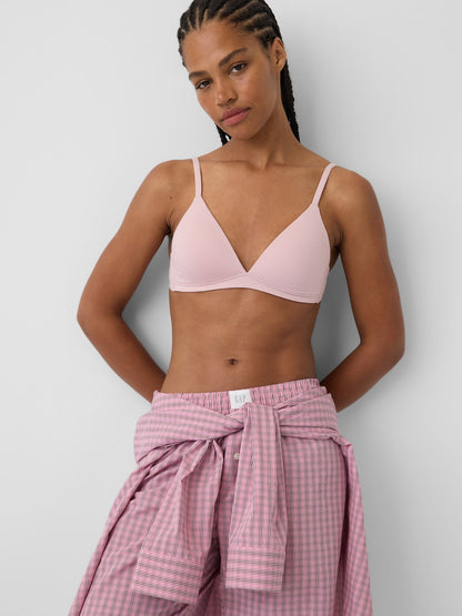 Pembe Poplin Pijama Altı
